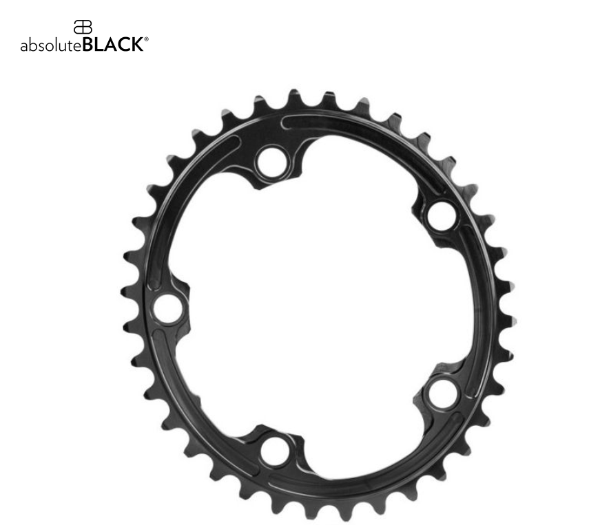  Absolute Black Premium Oval Road 2X BCD 110/5