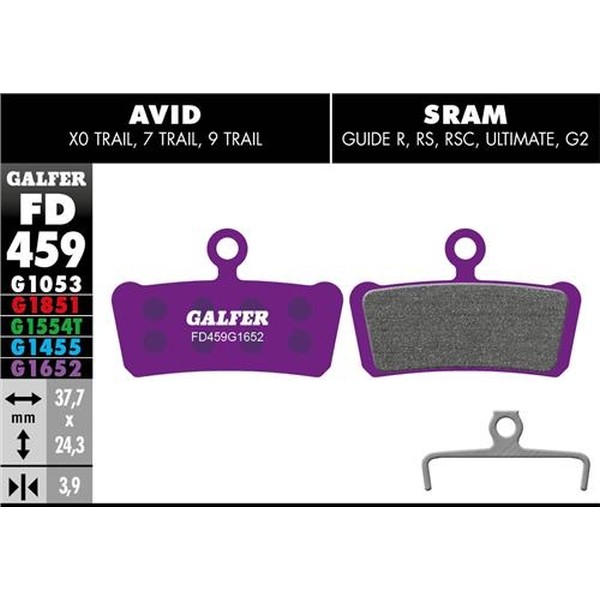 Pastillas E-Bike Sram Guide/Avid XO Trail