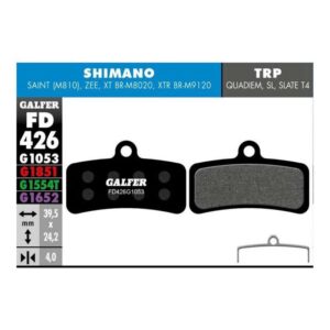 Pastillas Shimano Saint M810, XT M8020, XTR 9120, MT520