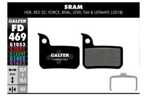 Pastillas SRAM Red 22/Force/Rival/Level TLM y Level Ultimate