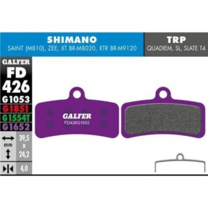 Pastillas E-Bike Shimano Saint M810, XT M8020, XTR 9120, MT520