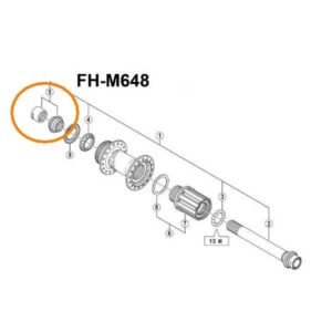 Cono Izquierdo y Tuerca FH-M678