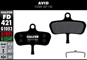 Pastillas Avid Code hasta 2010